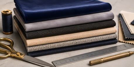 Fabrics, colours and finishes
